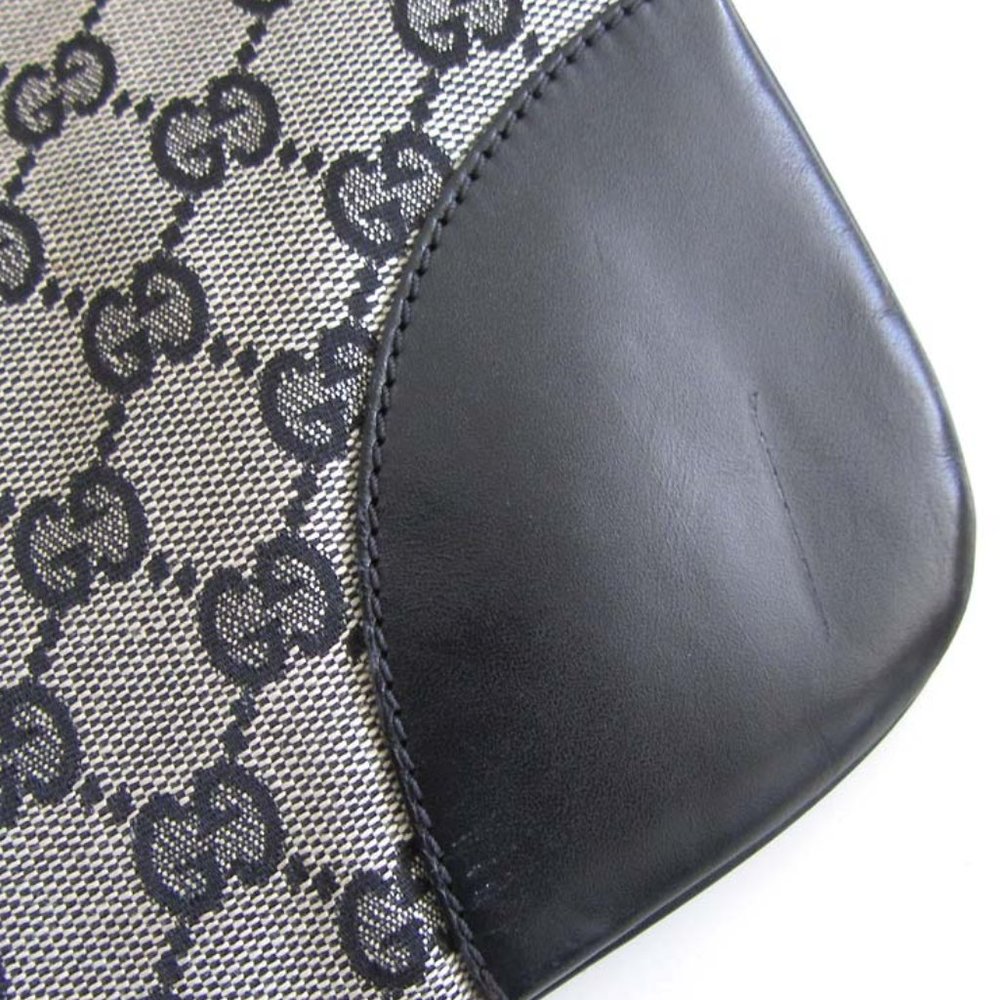 Rare GUCCI vintage Jackie GG canvas shoulder hobo bag - Picture 8 of 9